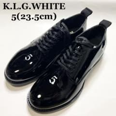 K.L.G.WHITE ブラック ドレスシューズ 23.5cm 未使用 - メルカリ