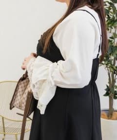 clette 袖レースデザインリブプルオーバーのサムネイル