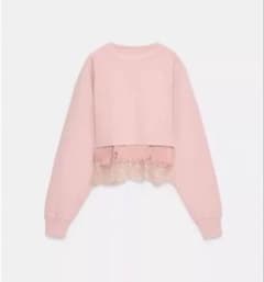 ZARA レースレイヤード スウェットのサムネイル