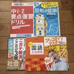 進研ゼミ　中学　教材　国語　社会　数学　英語　理科　中1のサムネイル