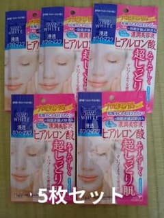 コーセー　浸透ホワイトマスク5枚　ヒアルロン酸のサムネイル