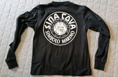 SINA COVA シナコバ   ロゴバックプリント　 長袖Tシャツ 黒 Sのサムネイル