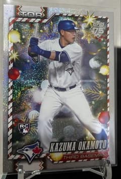 Topps Holiday 2026 오카모토 카즈마리 glitter RC