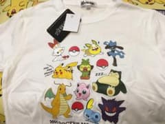 新品　タグ付き　ポケモン　Tシャツ　ゲンガー　ピカチュウ  ヒバニーのサムネイル