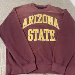 ARIZONA STATE ロゴプリント スウェット バーガンディのサムネイル