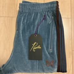 Needles ベロア トラックパンツ ナロー Sサイズのサムネイル