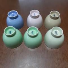 清風　お茶椀　6客　煎茶道具のサムネイル