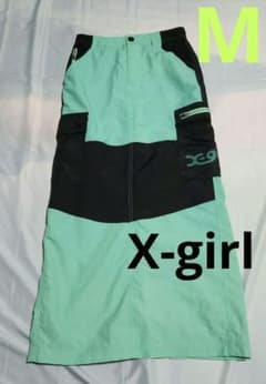 X-GIRL カーゴスカート　ロングスカート  ミントカラーのサムネイル