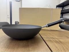 日本製 セラミックコーティング中華鍋 北京鍋 30cmブラックのサムネイル