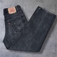 W32 L30】リーバイス 550 ブラックデニムパンツ M メキシコ製 - メルカリ