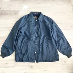 Sears 70-80'S 나일론 재킷 뒷보어 네이비 XL TALL