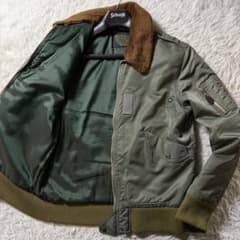 あ*し様 【米国製】schott フライトジャケット L-2B 襟ボア カーキ