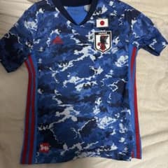 adidas 日本代表 迷彩柄 サッカーシャツ　20〜21年　150cmのサムネイル