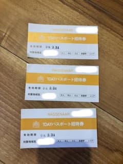 ハウステンボス 1DAYパスポート招待券のサムネイル