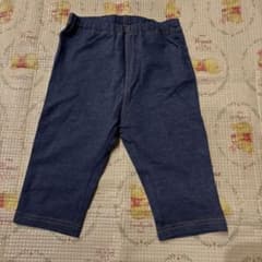 UNIQLO 7分丈レギンス 90cm ブルーのサムネイル