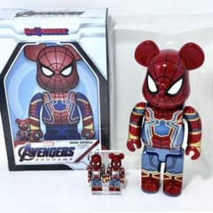 BE@RBRICK アイアンスパイダー 400% 100% CHASE 3体