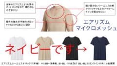 UNIQLO / マイクロメッシュ・ネイビーのサムネイル
