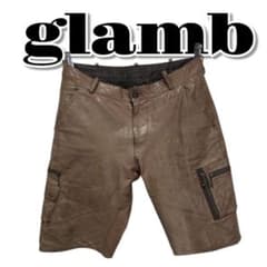 glamb　グラム　レザーハーフパンツ