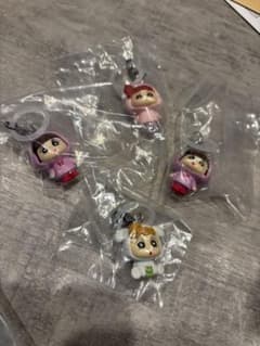 Crayon Shin-chan Mejirushi Pastel Color Gacha 4-Piece Set