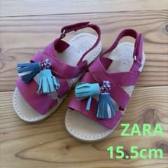 【極美品】ZARA タッセル付きサンダル 15.5センチのサムネイル
