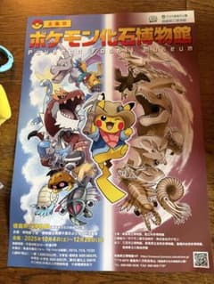 ポケモン化石博物館 イベントポスター フライヤー - メルカリ