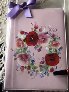 薔薇の2020手帳　お値下げあり　手描きのサムネイル