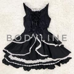 【BODYLINE】レースアップフリルロリータワンピース　ap1865 BODYLINE】レースアップフリルロリータワンピース ap1865 - メルカリ