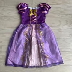 キッズドレス パープル プリンセス風　手袋カチューシャ付きのサムネイル