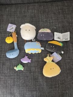 つぶらな瞳 キャラクター ぬいぐるみ キーホルダー セットのサムネイル