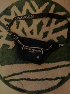 EMPORIO ARMANI ボディバッグ ブラック swag y2k - メルカリ