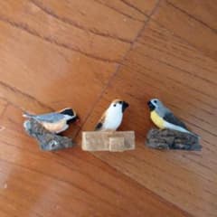 カバヤ 日本の小鳥 フィギュア 3体セット　ガチャのサムネイル