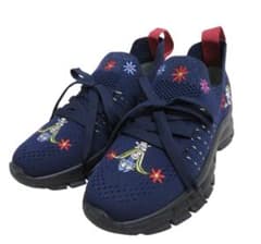 アルベロベロ★オレボレブラ★フラワーガール刺繍★スニーカーSサイズ☆週末値下げ！ アルベロベロ☆オレボレブラ☆フラワーガール刺繍☆スニーカーSサイズ