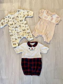Baby clothes, size 50-60cm, 3-piece set, Disney Minnie Mouse and Snoopy rompers.