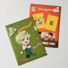 [신품 미사용] BTS TinyTAN DYNAMITE 클리어 파일 미니 V