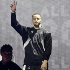 2019 NBA ALLSTAR ブラック ナイロンジャケット カリー レブロン 