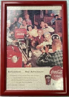 値下げしました 希少 コカコーラ 平成 レトロ パズル 完成品 - メルカリ