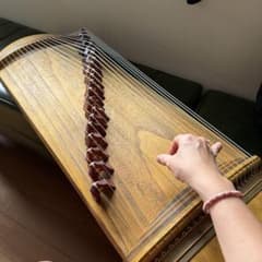 美品】21弦 ミニ古箏（箏/こと）琴☆初心者・演奏者向☆多機能バッグ