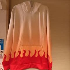 鬼滅の刃 煉獄杏寿郎パーカー レディース ブラウス ピンクのサムネイル