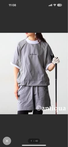 グレー ゴルフウェア　セットのサムネイル