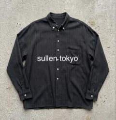 SULLEN TOKYOヴィンテージ ピンストライプシャツ ブラック - メルカリ