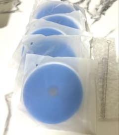 く*げ様 ペット用給水器 交換用フィルター 円形6枚 ＋手入れ用品のサムネイル
