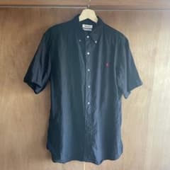 Gymphlex Flanders Linen 半袖シャツ ブラック XLのサムネイル