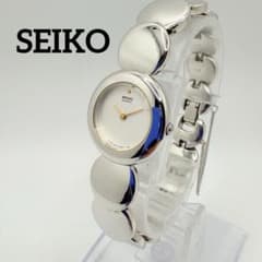 稼働品☆ 新品電池 SEIKO 腕時計 レディース シルバー 希少モデル レア