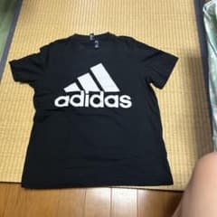 adidas 半袖Tシャツ ブラック ロゴプリントのサムネイル