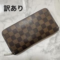 訳あり】Louis Vuitton ダミエ長財布 ジップ開閉不可 - メルカリ