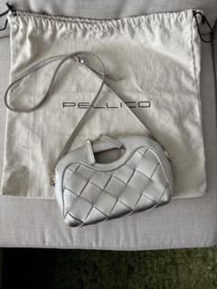 【ペリーコ】シルバーバッグ ペリーコ PELLICO シルバー ショルダーバッグ - メルカリ