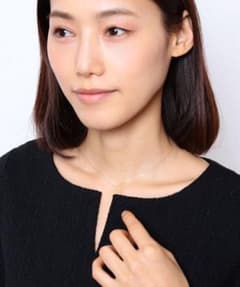 お値下げ中☆agete k18　0.05ダイヤ　ネックレスのサムネイル
