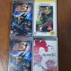 PSP 소프트 세트 몬스터 헌터 FF 영식