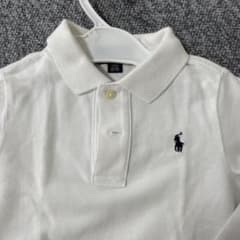 Ralph Lauren ホワイト ポロシャツ 長袖 90のサムネイル