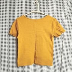 マスタード　リブTシャツのサムネイル